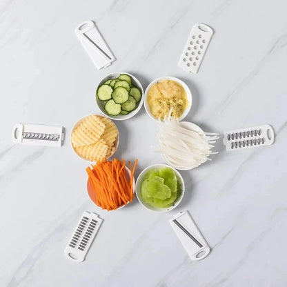 FORGED™ 7-in-1 Multi-Function Vegetable Cutter — Chop • Slice • Grate in Seconds